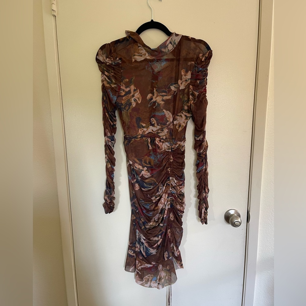 Fashion Nova Angel Print Dress - Used - Medium